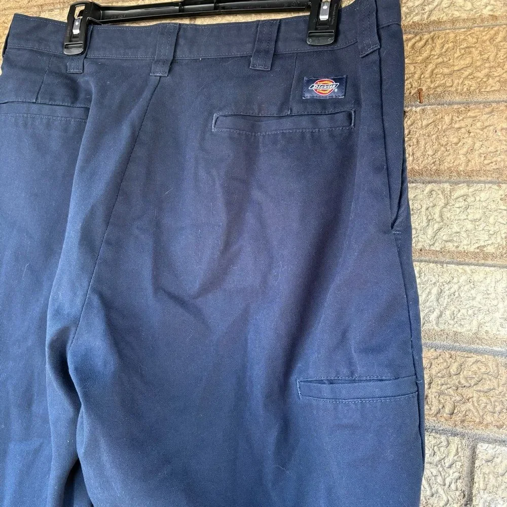 Dickies Men's Navy Straight-Leg Chinos